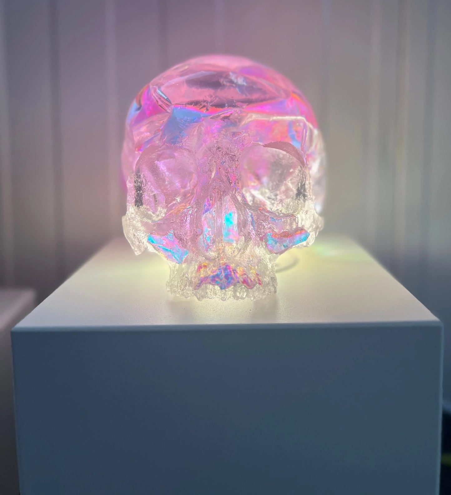 Dichroic crystal skull