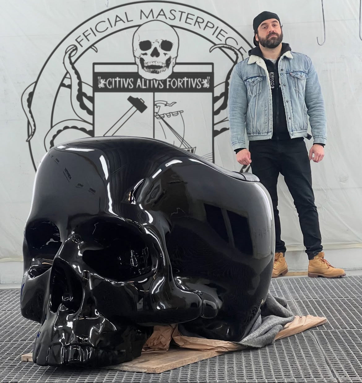 Skull armchair